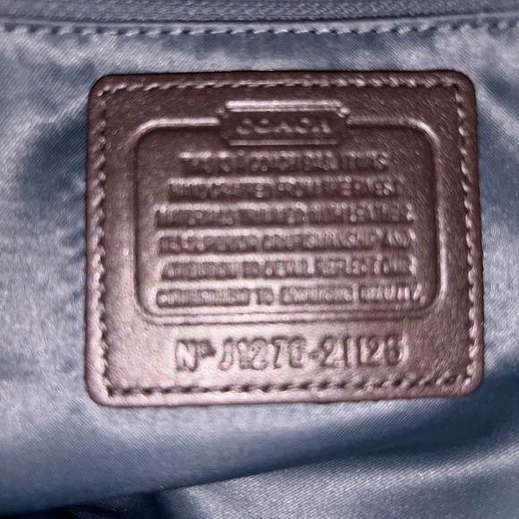 Coach Beige Gold Handbag Hobo Purse - Picture 10 of 12